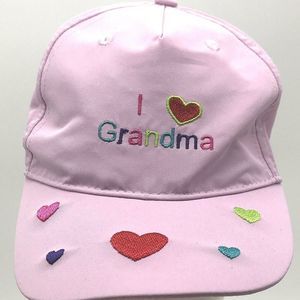Baseball Ball Cap Hat I Love Grandma